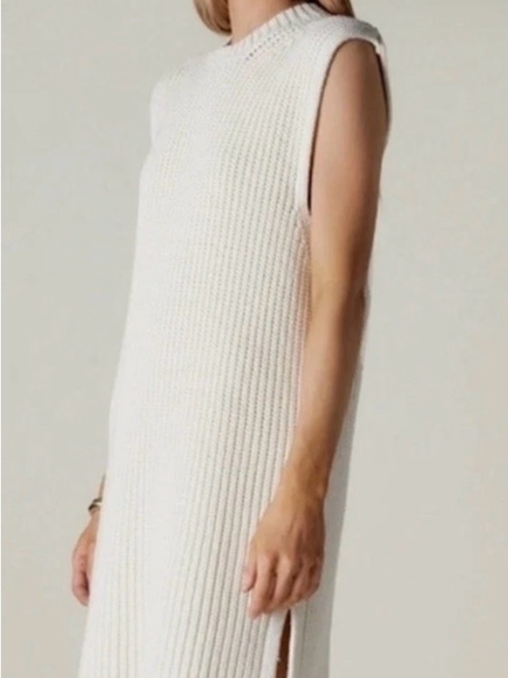 NWT Anine Bing Cable Knit Olivier Sweater in Ivory
